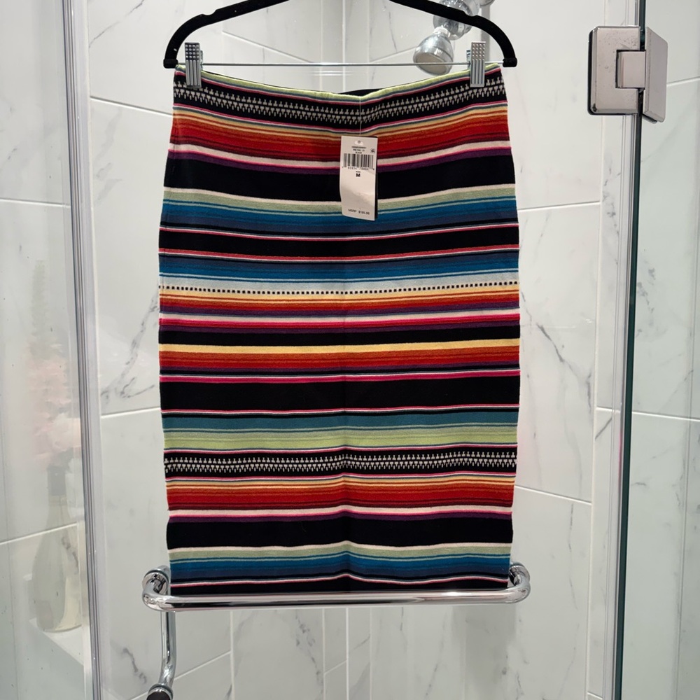 Polo by Ralph Lauren Multicolor Striped Pencil Skirt M